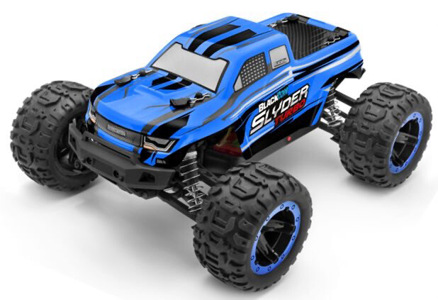 BlackZon Slyder MT Turbo 1/16 4WD RTR 2S Brushless - Blue BZN540201