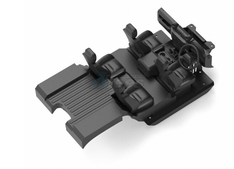 GRC Interior for TRX-4M Defender Right-Hand Drive (3D Printed) for Traxxas TRX-4M GRC/G178WR