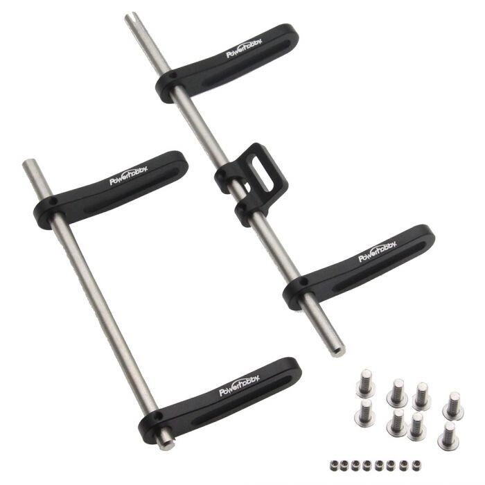 Powerhobby Aluminum Front and Rear Adjustable Bumpers 1/10 Rock Crawler PHB6135