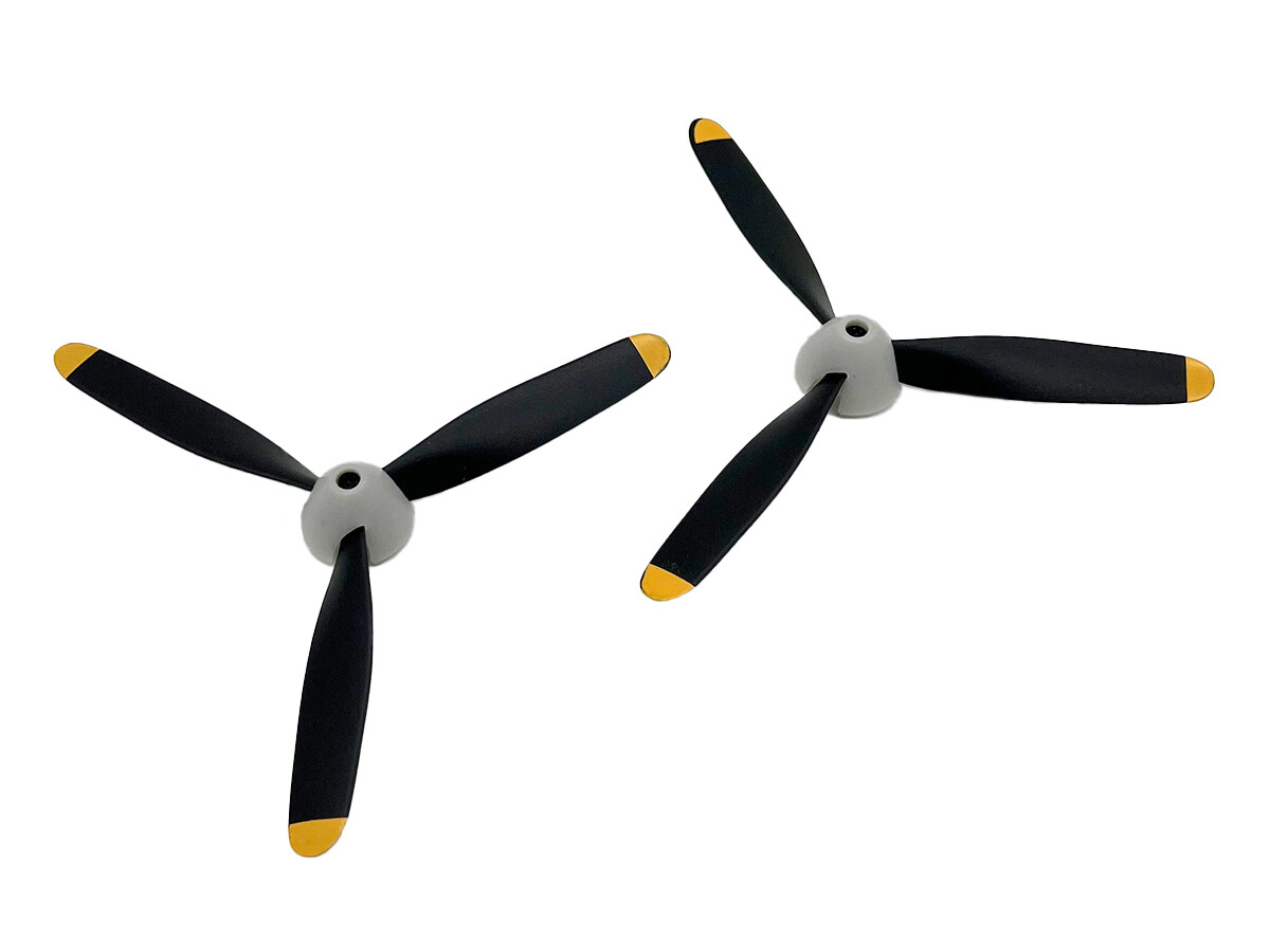 Rage R/C 3-Blade Propeller &amp; Spinner (2); Zero RGRA1348