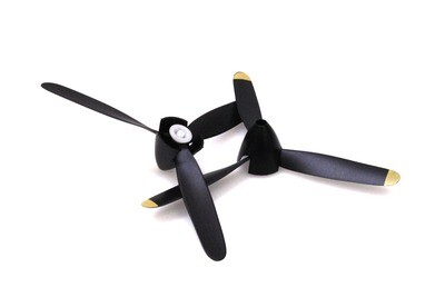 Rage R/C 3-Blade Propeller &amp; Spinner Set (2); Spitfire RGRA1329