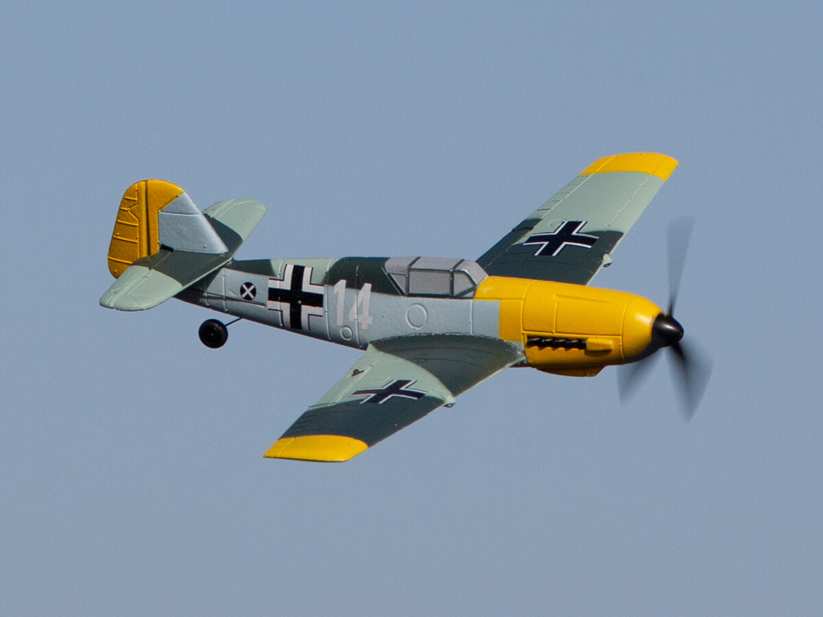 Rage R/C Messerschmitt Bf 109 Micro RTF Airplane with PASS (Pilot Assist Stability Software) System RGRA1304V2