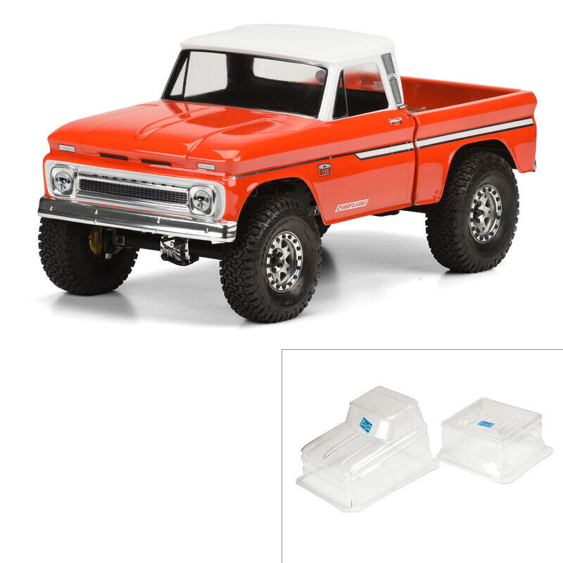 Pro-line Racing 1/10 1966 Chevrolet C-10 Clear Body 12.3&quot; (313mm) Wheelbase PRO348300