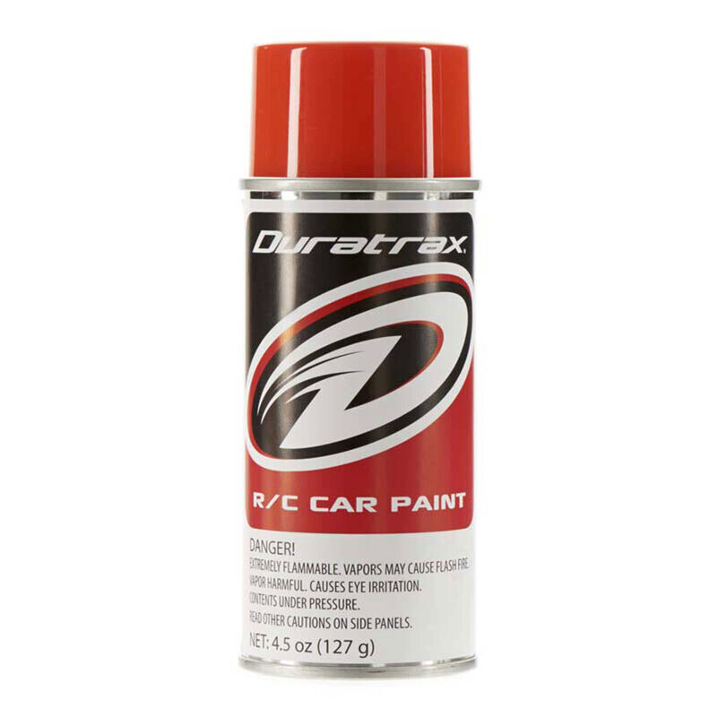 Duratrax Polycarb Spray, Competition Orange, 4.5 oz DTXR4256