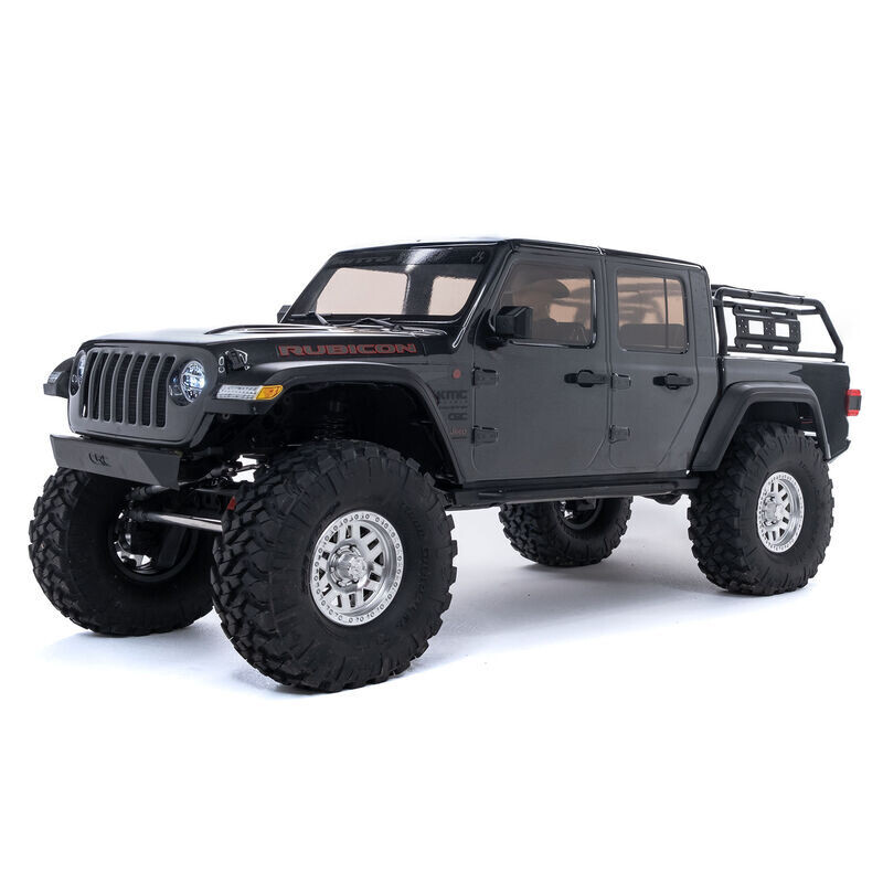 Axial SCX10 III Jeep JT Gladiator 4X4 Rock Crawler with Portals RTR, 1/10, Gray AXI03006BT1