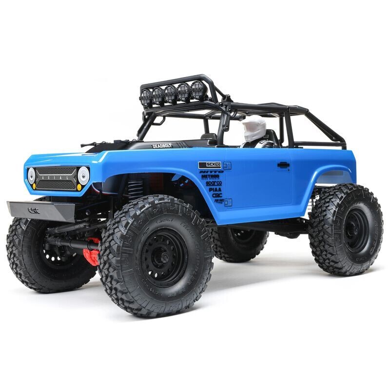 Axial SCX10 II Deadbolt 4X4 Brushed RTR, Blue AXI03025T1