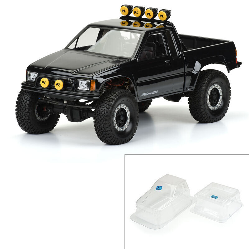 Pro-line 1/10 1985 Toyota HiLux SR5 Clear Body 12.3&quot; (313mm) Wheelbase Crawlers PRO346600