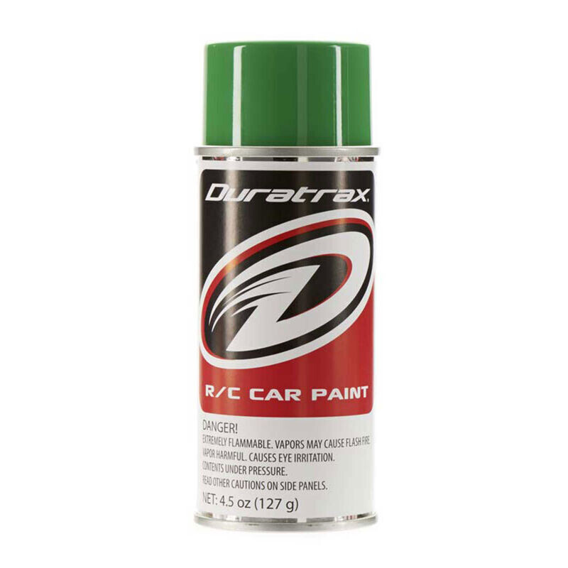 Duratrax Polycarb Spray, Rally Green, 4.5 oz DTXR4258