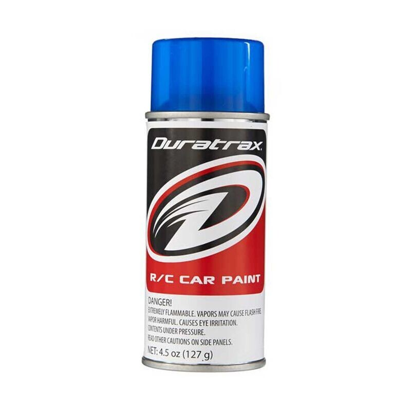 Duratrax Polycarb Spray, Candy Blue, 4.5 oz DTXR4272