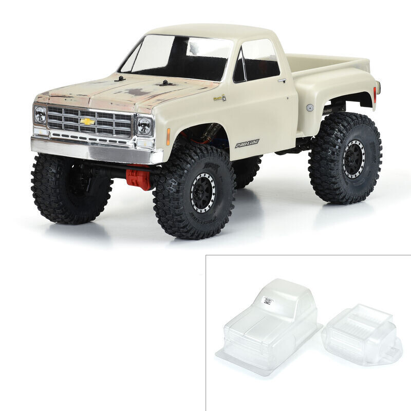 Pro-line 1/10 1978 Chevy K-10 Clear Body 12.3&quot; (313mm) Wheelbase Crawlers PRO352200