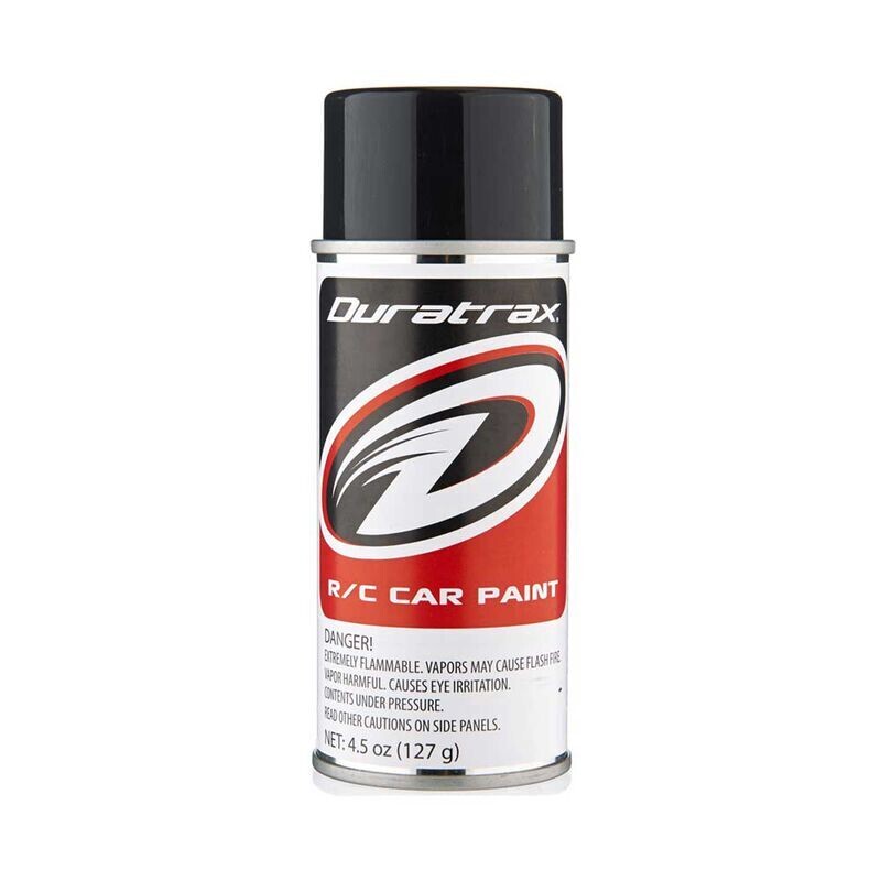Duratrax Polycarb Spray Base Cover Coat, Black, 4.5oz DTXR4291