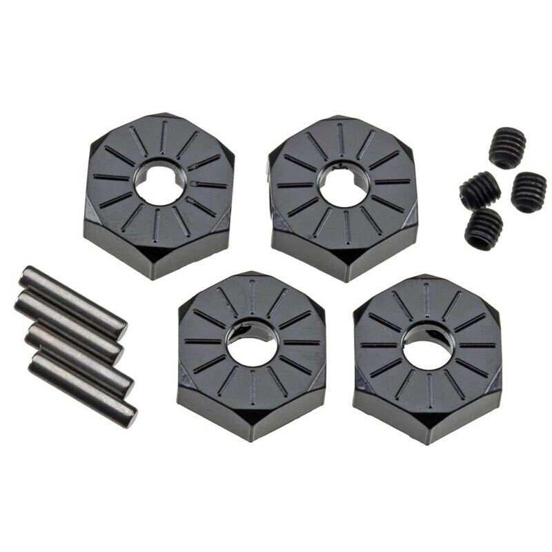 Axial Aluminum Hub Narrow 12mm Black (4) AXIC3042