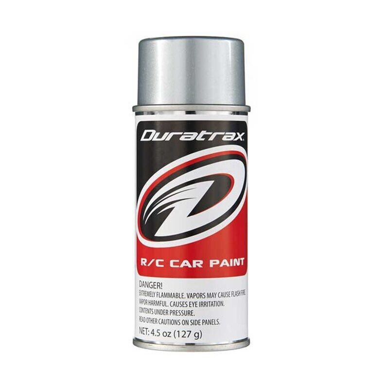Duratrax Polycarb Spray, Silver Streak, 4.5 oz DTXR4262