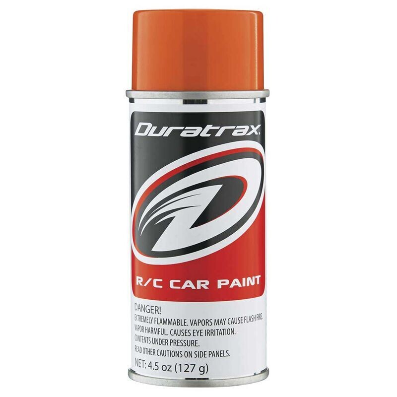 Duratrax Polycarb Spray, Candy Orange, 4.5oz DTXR4296