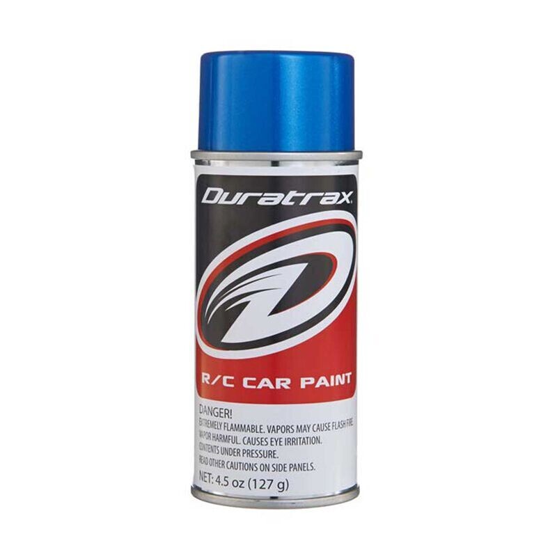 Duratrax Polycarb Spray, Metallic Blue, 4.5 oz DTXR4265