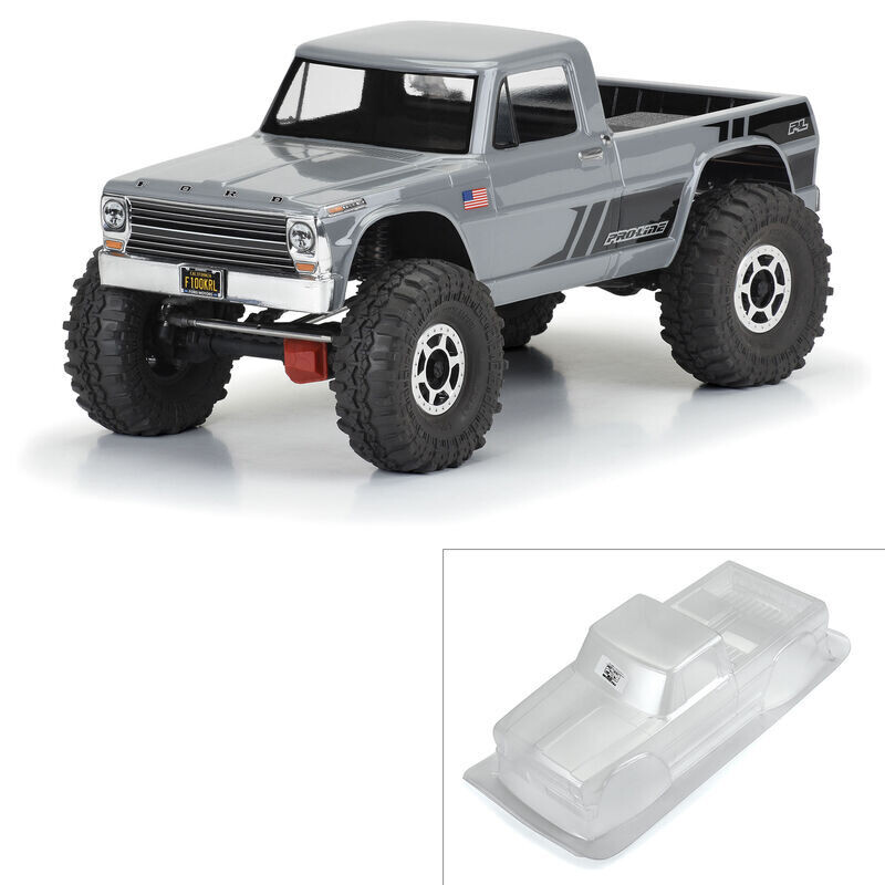 Pro-line 1/10 1967 Ford F-100 Clear Body 12.3&quot; (313mm) Wheelbase Crawlers PRO361300