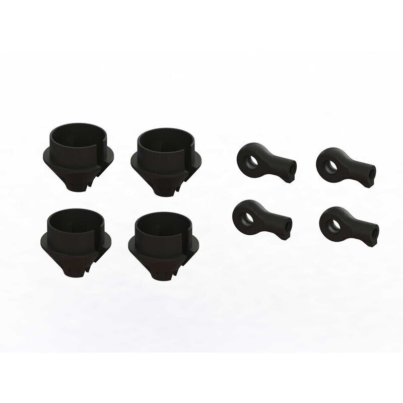 Arrma HD Shock Rod End and Spring Cup Set (2 Pair) ARA330608