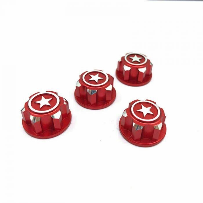 Powerhobby 17mm Aluminum Hex Wheel Nuts Red (4) PHB5330Red