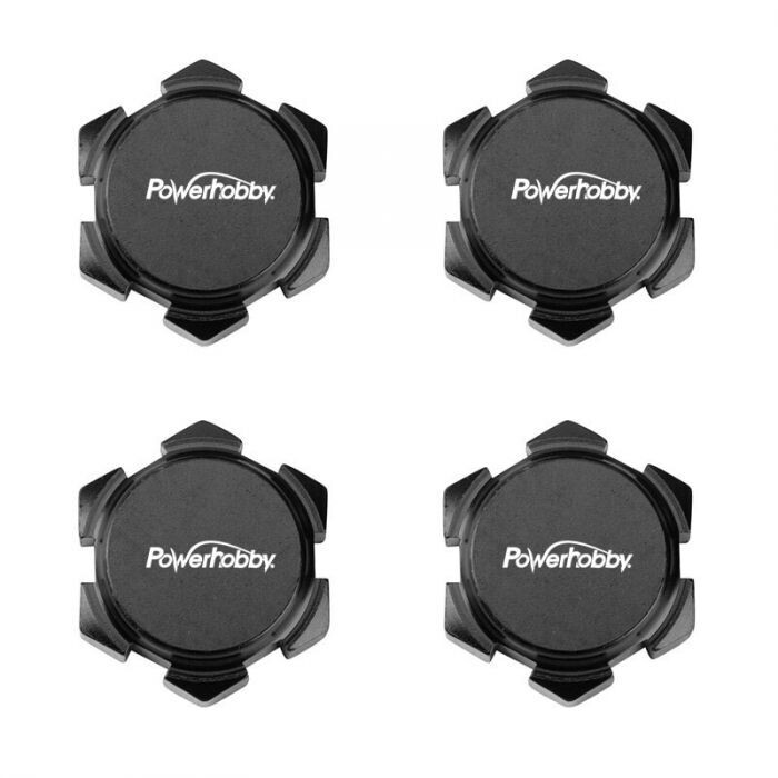 Powerhobby Aluminum 17mm Friction Dirt Shield Wheel Nuts PHBARRMA28