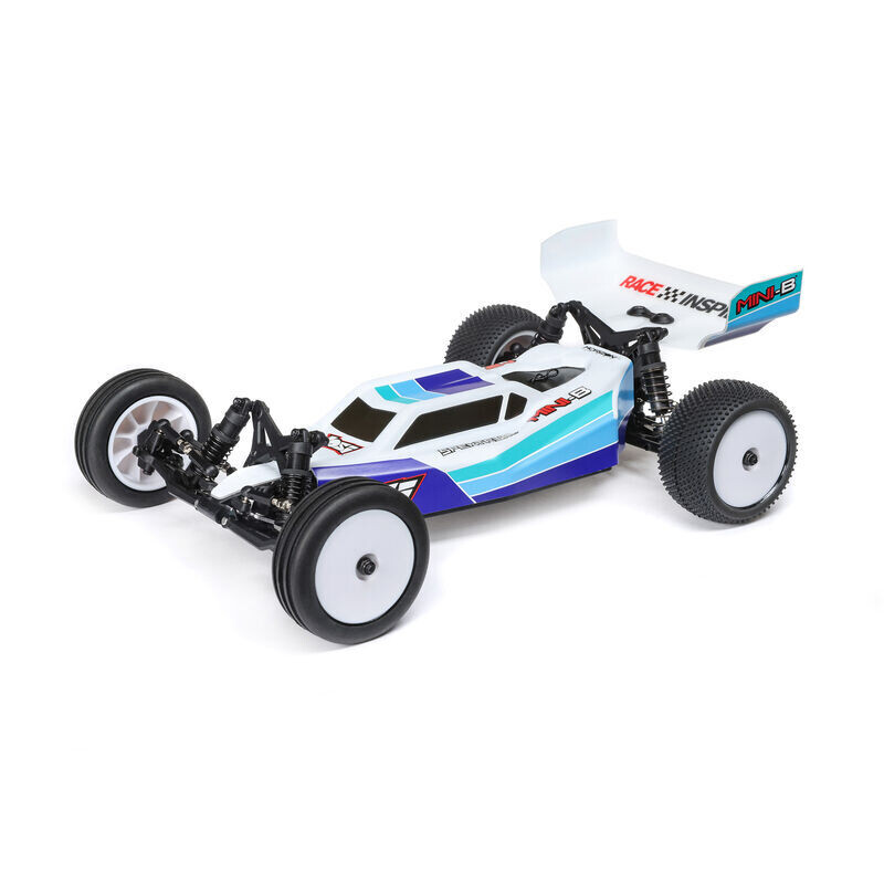 Losi 1/16 Mini-B 2WD Buggy Brushless RTR, Blue LOS01024T2