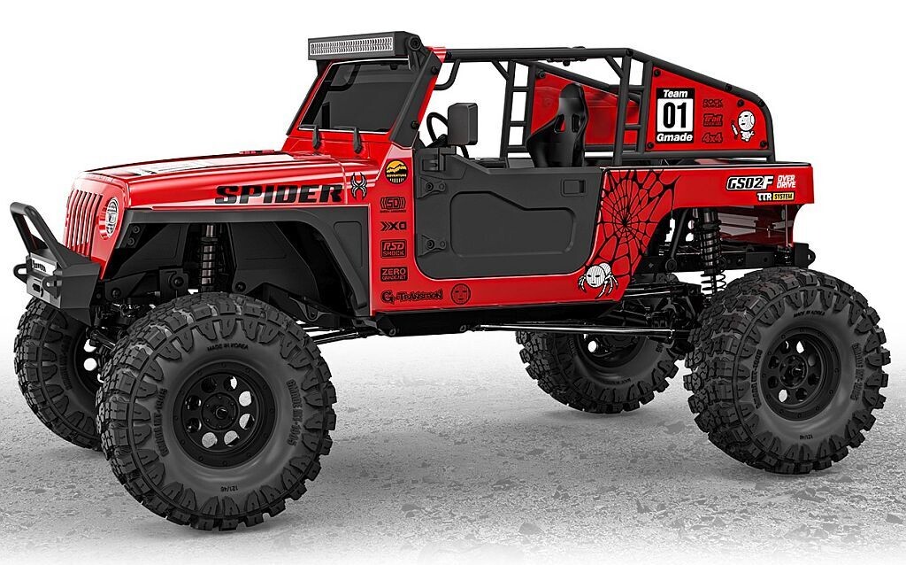 Gmade GS02F Spider Portal TS Assembly Kit 347mm WB. GMA57014