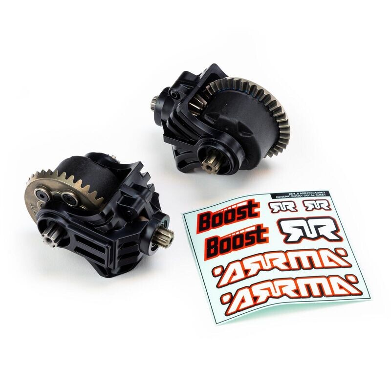 Arrma Front &amp; Rear Metal Diff Upgrade Set: BOOST BOX ARA210007