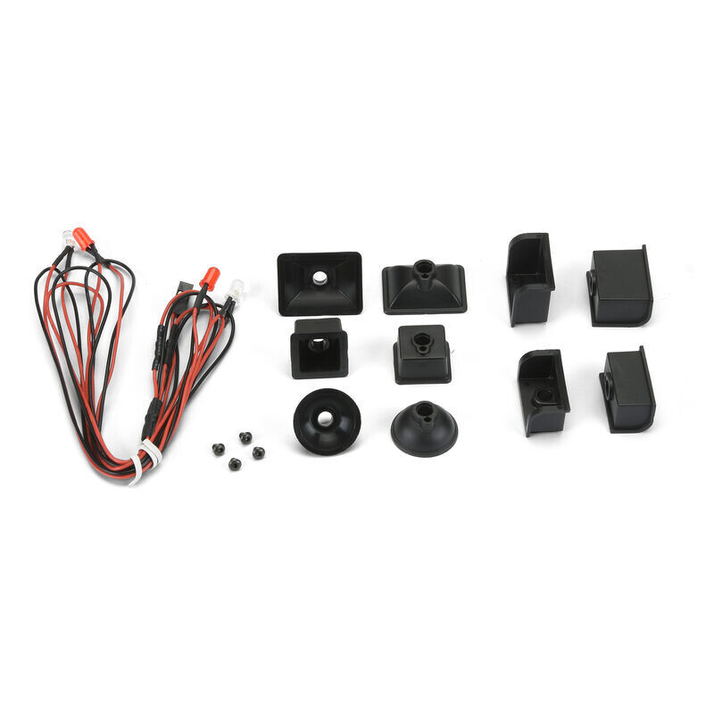 Proline 1/10 Universal LED Headlight &amp; Tail Light Kit for Crawler Bodies PRO631700