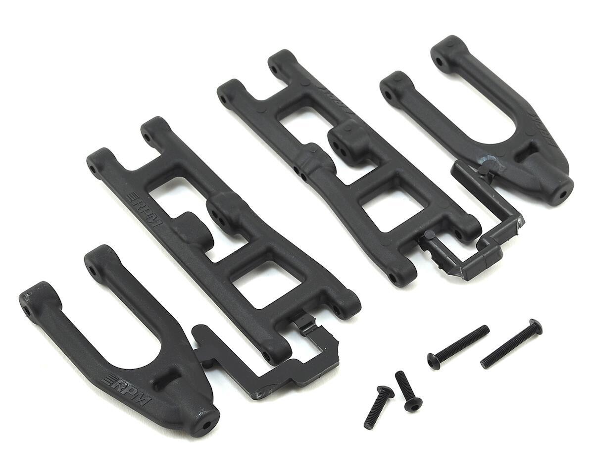 RPM ARRMA Front Upper &amp; Lower Suspension Arm Set  RPM81392