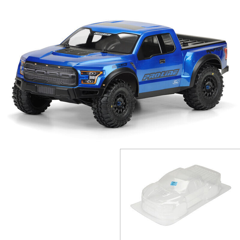 Pro-Line 1/10 2017 Ford F-150 Raptor True Scale Clear Body: Short Course PRO346100