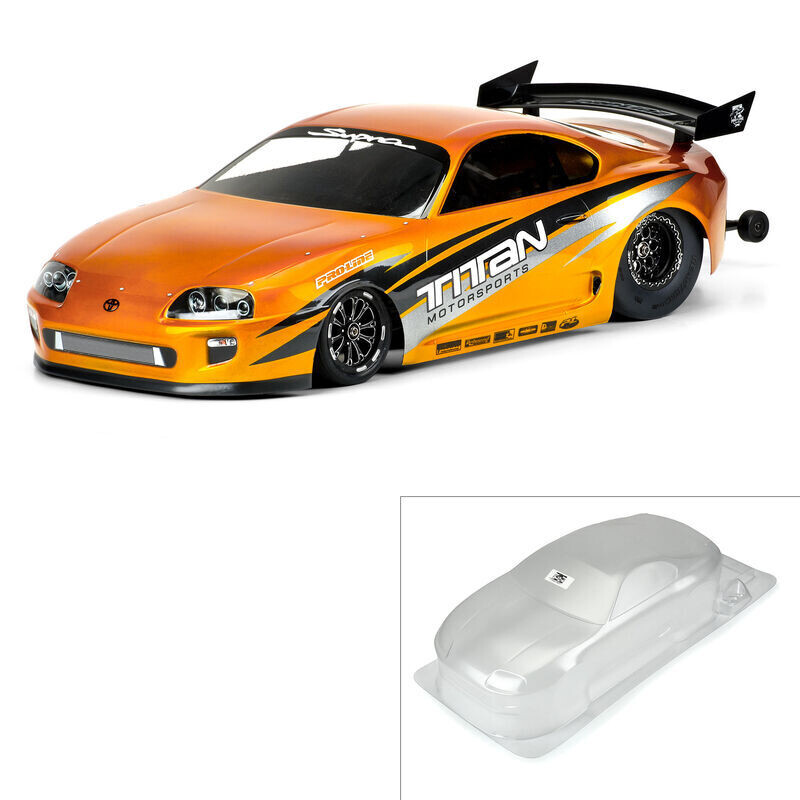 Pro-line 1/10 1995 Toyota Supra Clear Body: Drag Car PRO356100