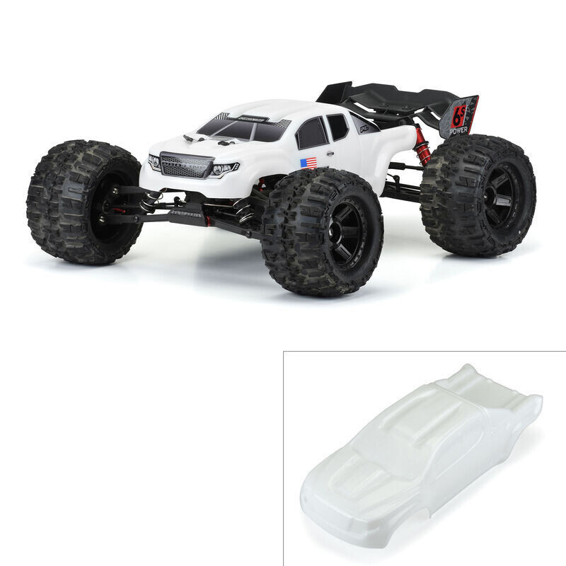 Pro-Line1/8 Pre-Cut Brute Bash Armor White Body: ARRMA Kraton 6S PRO352115