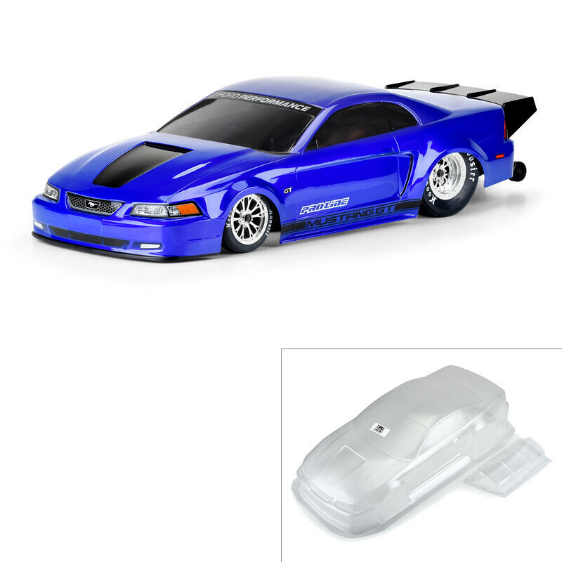 Pro-line 1/10 1999 Ford Mustang Clear Body: Drag Car PRO357900
