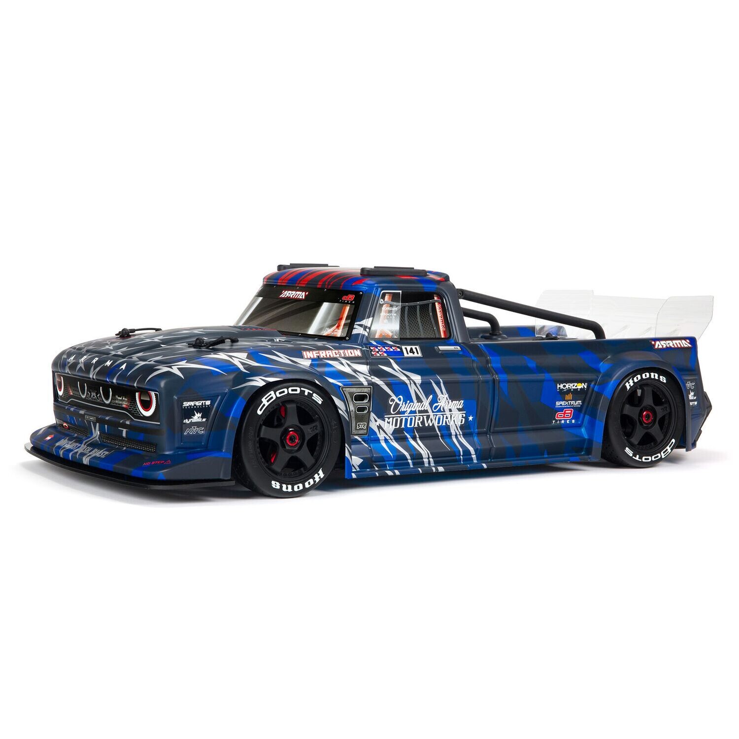 Arrma 1/7 INFRACTION 6S BLX V2 All-Road Truck RTR, Blue ARA7615V2T1