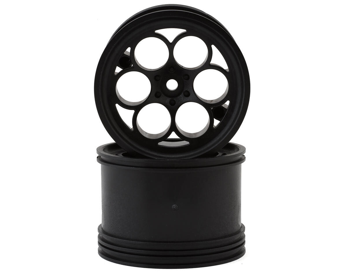 eXcelerate Looper Drag Racing Rear Wheels (Black) (2) (Wide) w/12mm Hex XCE-0031-LP