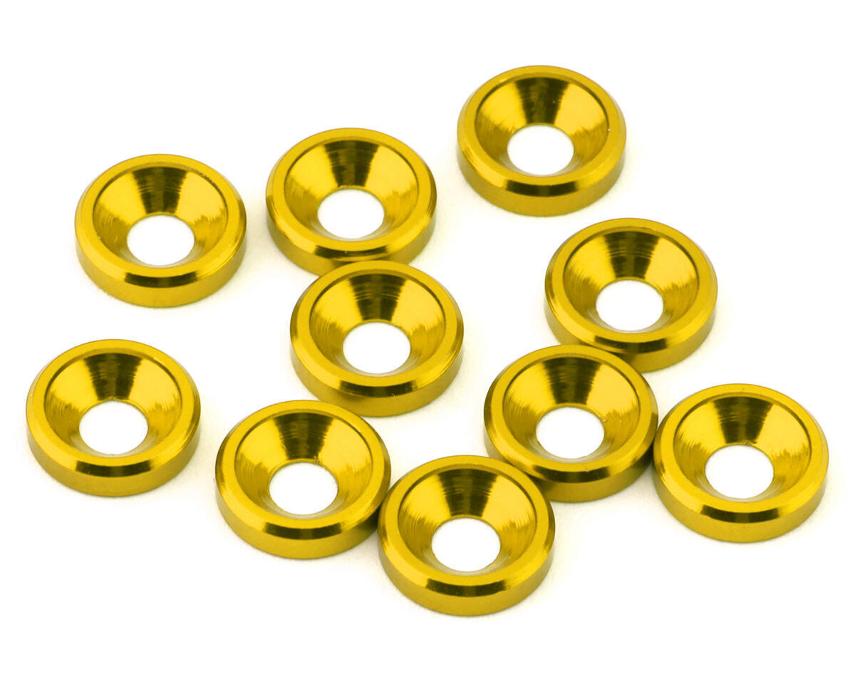 eXcelerate 3mm Countersunk Washers (Gold) (10) XCE-0143.13
