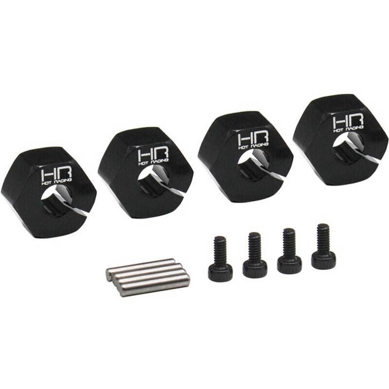 Hot Racing +3mm 12mm Clamping Hex Wheels Hubs: Axial UTB HRAAUTB10W01