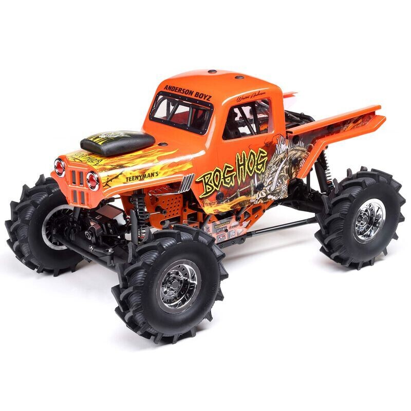Losi LMT 4X4 Solid Axle Mega Truck Brushless RTR, Bog Hog LOS04024T2