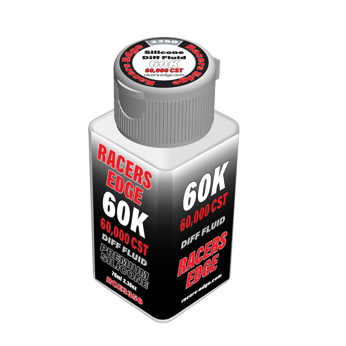 Racers Edge 60,000cSt 70ml 2.36oz Pure Silicone Diff Fluid RCE3350