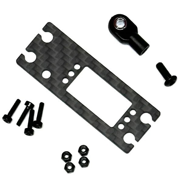 DSM Micro Servo to Full Size Adapter (Carbon Fiber) 5601