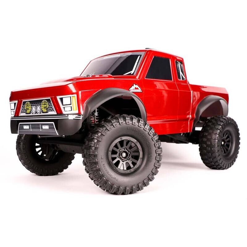 Redcat Danchee RidgeRunner RC Crawler - 4 Wheel Steering - 1:10 Brushed Rock Crawler - Red -