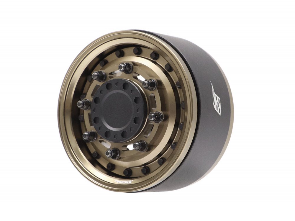 Boom Racing ProBuild™ 1.9&quot; COMBAT Adjustable Offset Aluminum Beadlock Wheels (2) Bronze BRPB078BZBZ