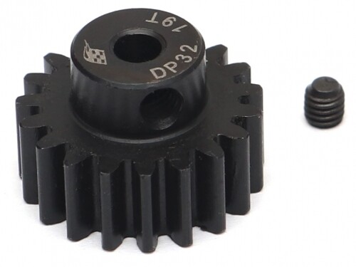 Boom Racing 32P 19T / 3.175mm Steel Pinion Gear - 1 Pc BRPG3219-3
