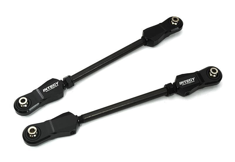 Integy Billet Machined Front Upper Turnbuckle Links for Arrma 1/10 Kraton 4X4 4S V2 BLX C33300BLACK