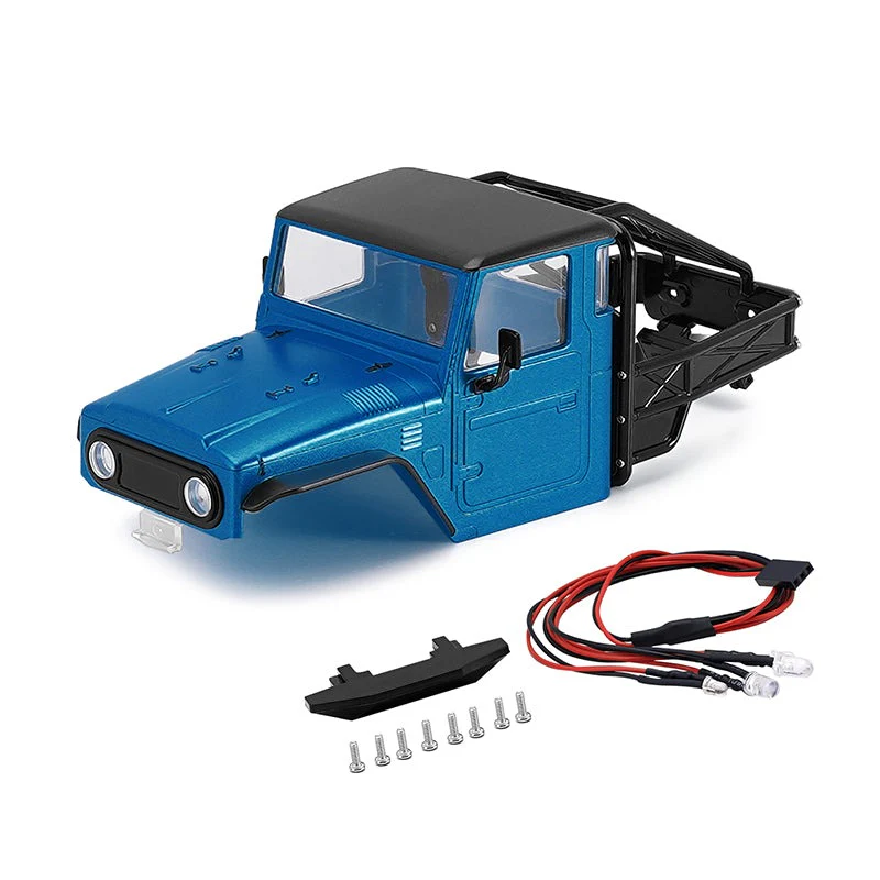 INJORA IR40 Half Truck Hard Plastic Body with Cage for 1/18 TRX4M IR40-BL