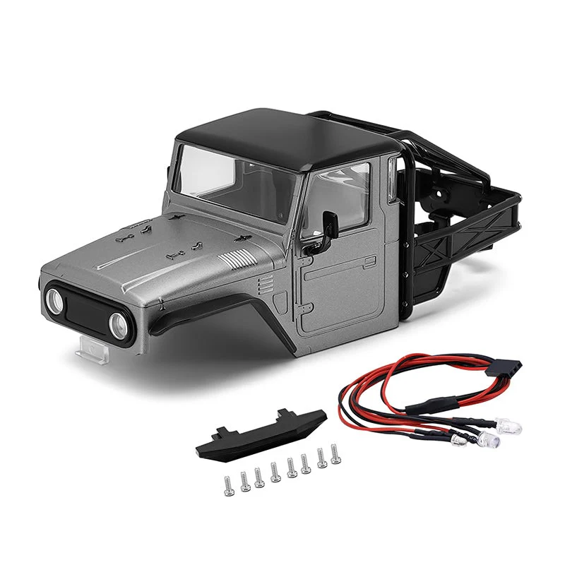 INJORA IR40 Half Truck Hard Plastic Body with Cage for 1/18 TRX4M IR40-GL