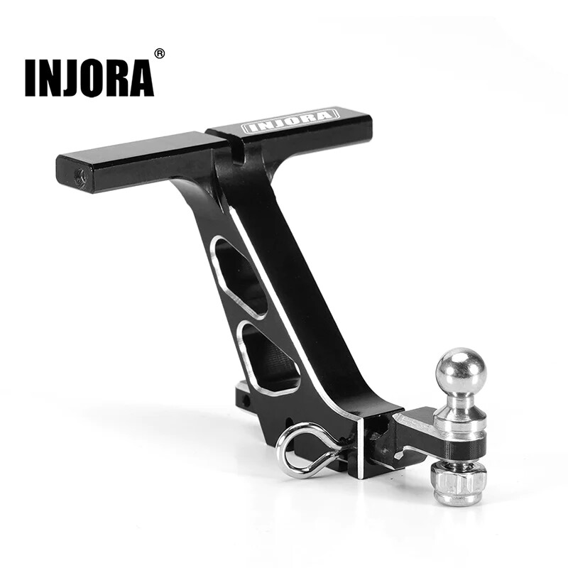 INJORA CNC Aluminum Trailer Tow Hitch Receiver for 1/24 SCX24 SCX24-175