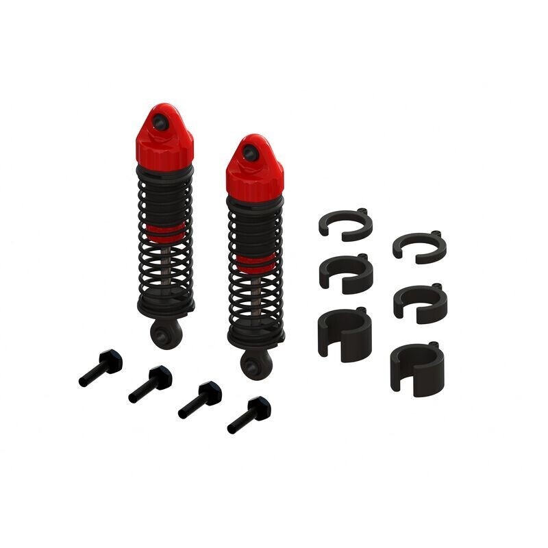Arrma Shock Set, 58mm Length, 300cSt Oil (2): Granite GROM ARA330806
