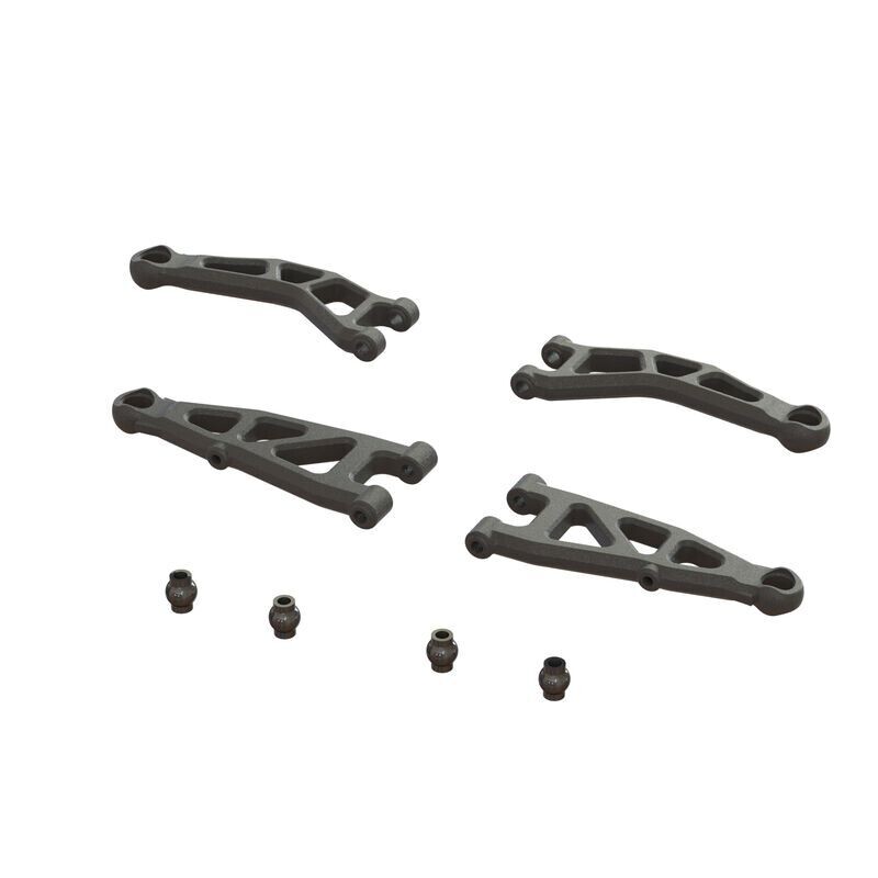 Arrma Front Suspension Arm Set A: GROM ARA330809