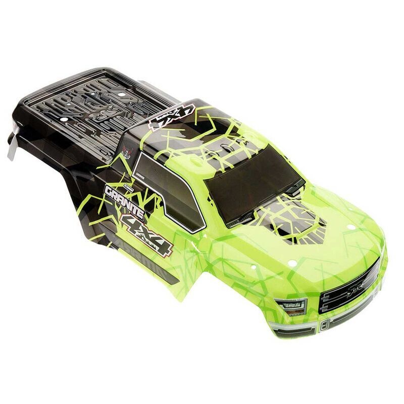 Arrma 1/10 Painted Body, Green: Granite 4x4 Mega ARAC3335/AR402253