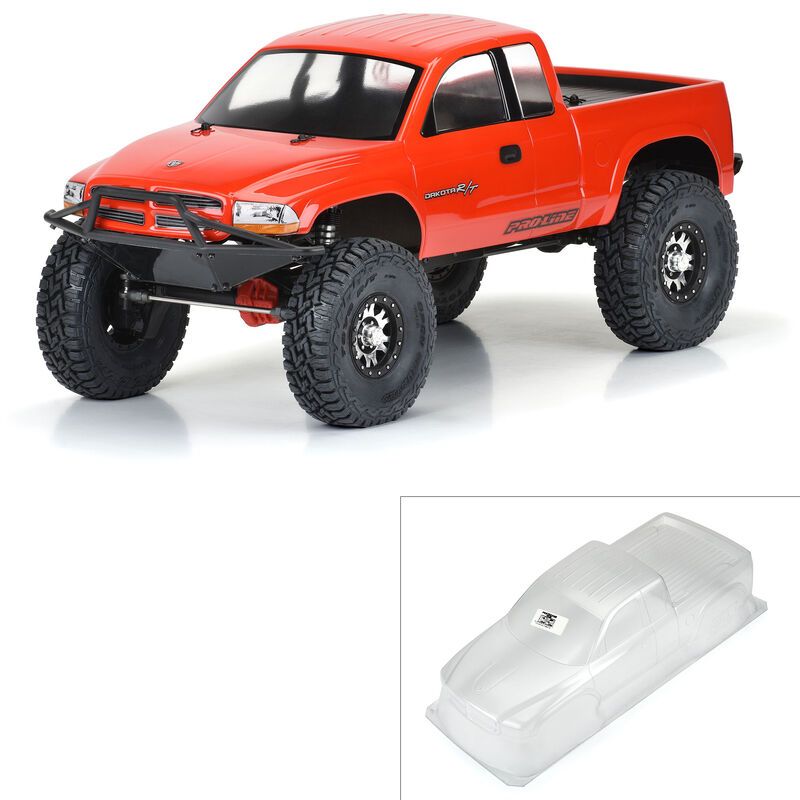 Pro-Line 1/10 1997 Dodge Dakota Clear Body 12.3&quot; (313mm) Wheelbase Crawlers PRO362000